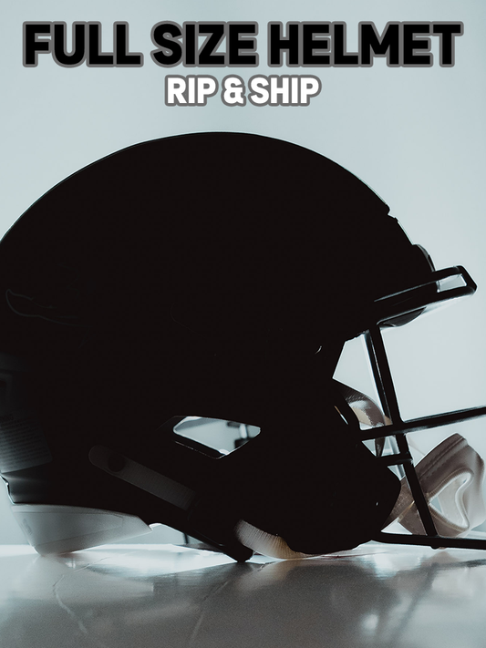 One Full Size Helmet Rip & Ship