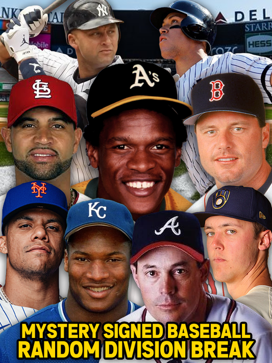 RANDOM DIVISION Signed Baseball Mystery Box Break - Round 6