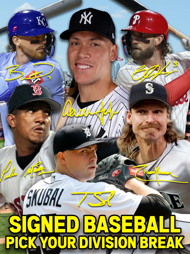 RANDOM DIVISION Signed Baseball Mystery Box - Round 47
