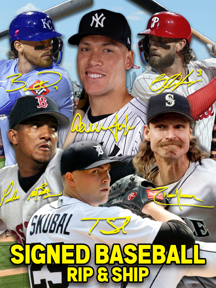 Signed Baseball Mystery Box Rip & Ship