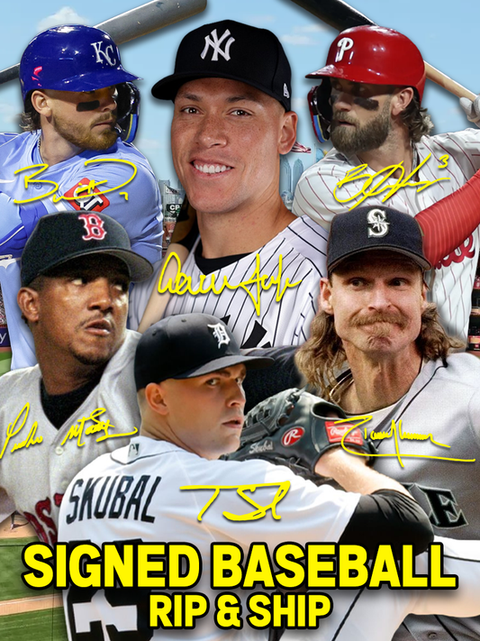 Signed Baseball Mystery Box Rip & Ship