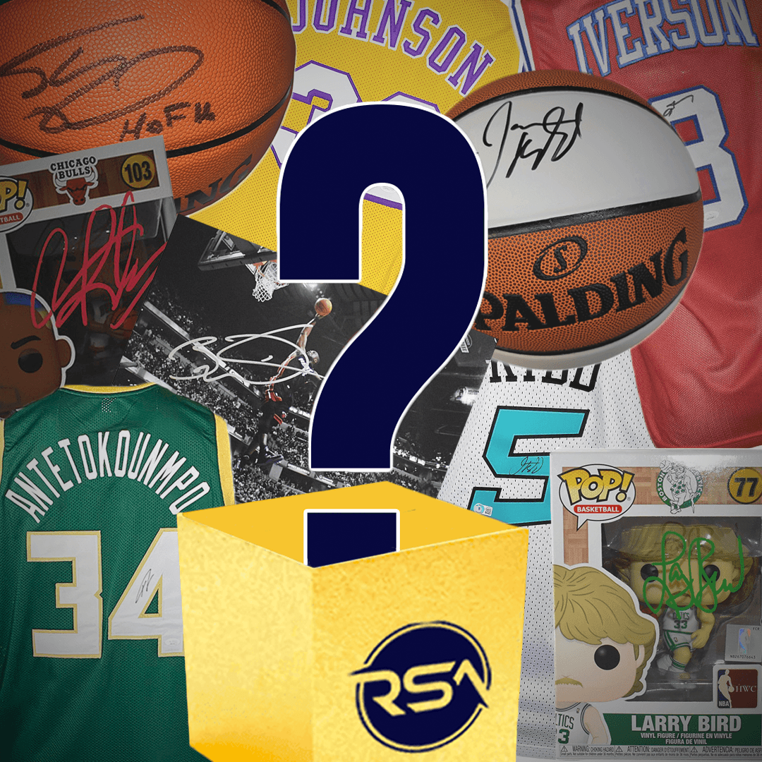 Gold Basketball Mystery Autograph Box - RSA