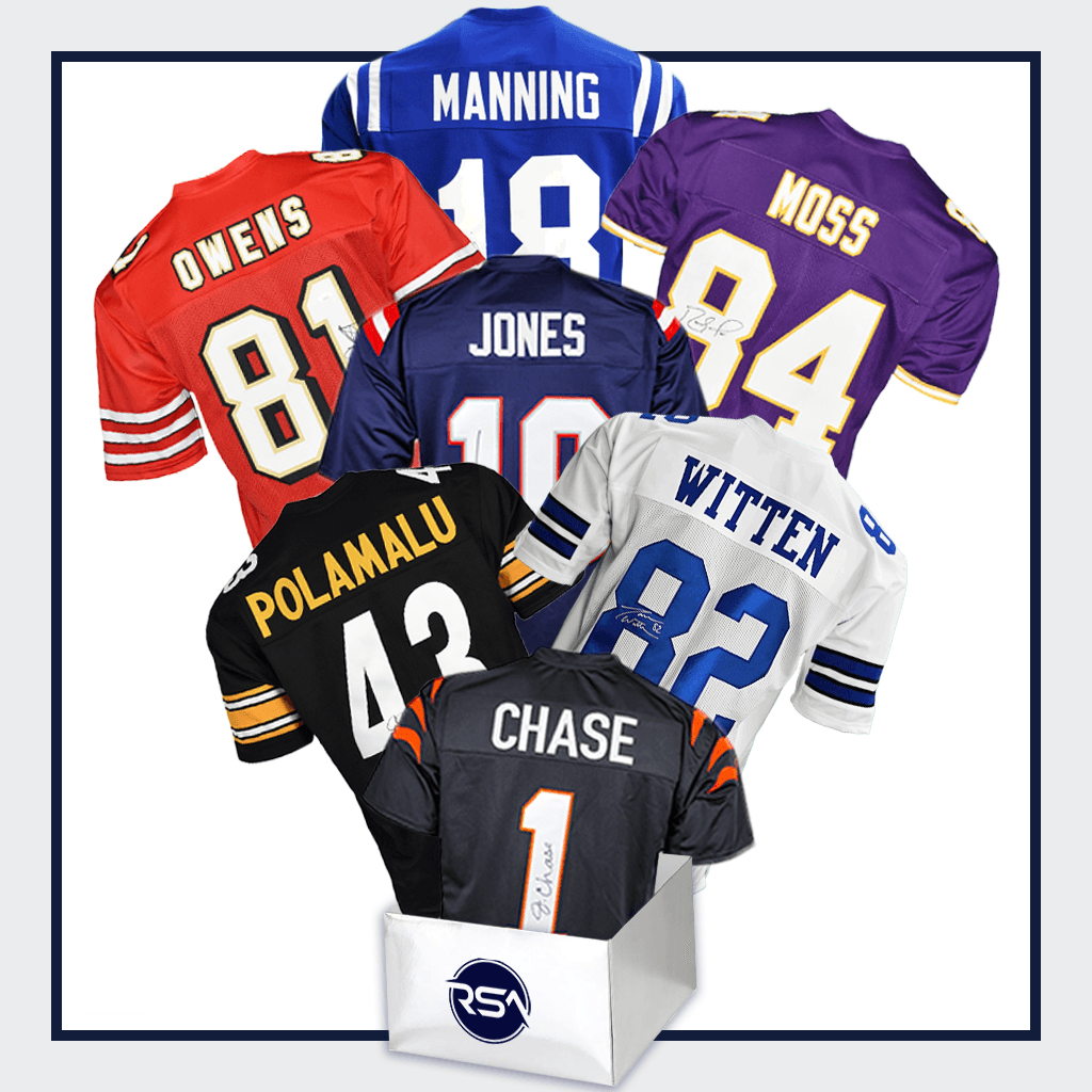 Signed Football Jersey Platinum Mystery Box | Full List - RSA